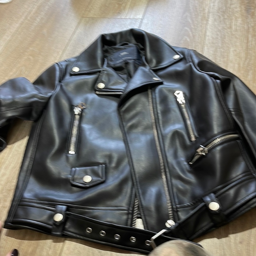 Zara leather jacket - Picture 1 of 2